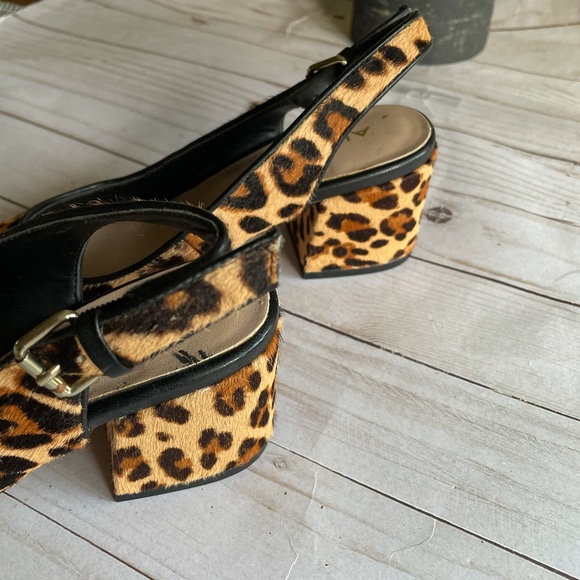 Aldo leopard print pointed chunky heels - Picture 3 of 6